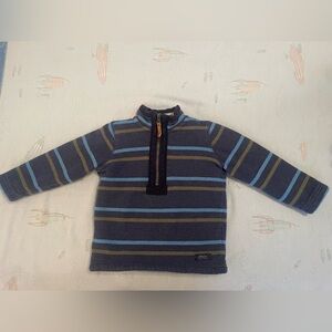 Joules Striped Fleece Lined Pullover - Size 3T